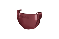 Заглушка желоба унив. GL Дизайн 135/90 мм ПВХ (Бордо)