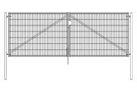 Ворота Light NoLock 1,53х4,0 GrandLine ГрандЛайн (RAL 6005)
