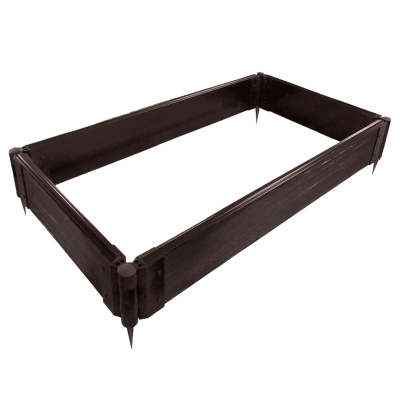 Грядочная доска, цвет Венге, 150х30х3000 мм 3d NEW